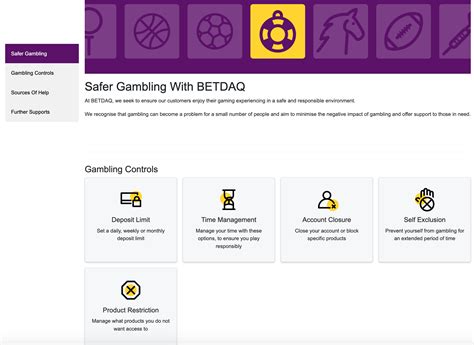 betdaq deposit|Safer Gambling .